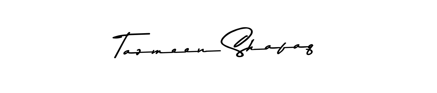 Make a beautiful signature design for name Tazmeen Shafaq. Use this online signature maker to create a handwritten signature for free. Tazmeen Shafaq signature style 9 images and pictures png