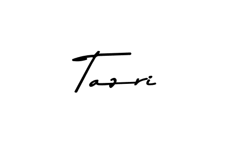 Create a beautiful signature design for name Tazri. With this signature (Asem Kandis PERSONAL USE) fonts, you can make a handwritten signature for free. Tazri signature style 9 images and pictures png