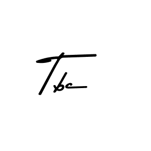 Design your own signature with our free online signature maker. With this signature software, you can create a handwritten (Asem Kandis PERSONAL USE) signature for name Tbc. Tbc signature style 9 images and pictures png