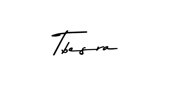 How to make Tbesra signature? Asem Kandis PERSONAL USE is a professional autograph style. Create handwritten signature for Tbesra name. Tbesra signature style 9 images and pictures png