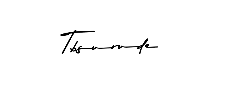 How to make Tbsurude signature? Asem Kandis PERSONAL USE is a professional autograph style. Create handwritten signature for Tbsurude name. Tbsurude signature style 9 images and pictures png