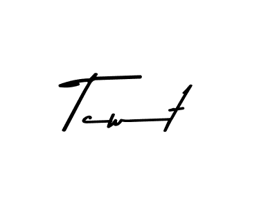 if you are searching for the best signature style for your name Tcwt. so please give up your signature search. here we have designed multiple signature styles  using Asem Kandis PERSONAL USE. Tcwt signature style 9 images and pictures png