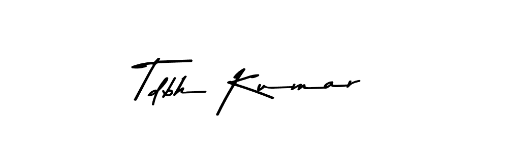 How to make Tdbh Kumar signature? Asem Kandis PERSONAL USE is a professional autograph style. Create handwritten signature for Tdbh Kumar name. Tdbh Kumar signature style 9 images and pictures png