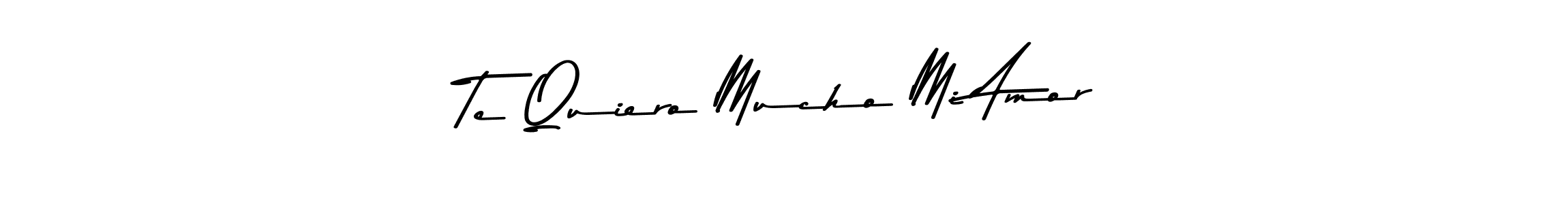 Create a beautiful signature design for name Te Quiero Mucho Mi Amor. With this signature (Asem Kandis PERSONAL USE) fonts, you can make a handwritten signature for free. Te Quiero Mucho Mi Amor signature style 9 images and pictures png