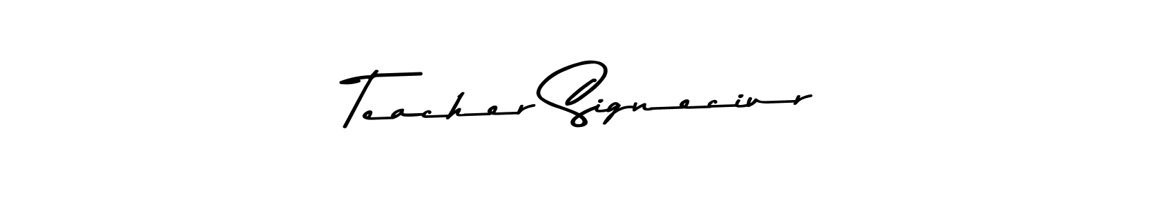 You should practise on your own different ways (Asem Kandis PERSONAL USE) to write your name (Teacher Signeciur) in signature. don't let someone else do it for you. Teacher Signeciur signature style 9 images and pictures png