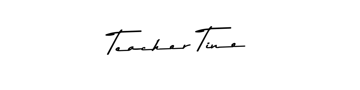 Similarly Asem Kandis PERSONAL USE is the best handwritten signature design. Signature creator online .You can use it as an online autograph creator for name Teacher Tine. Teacher Tine signature style 9 images and pictures png