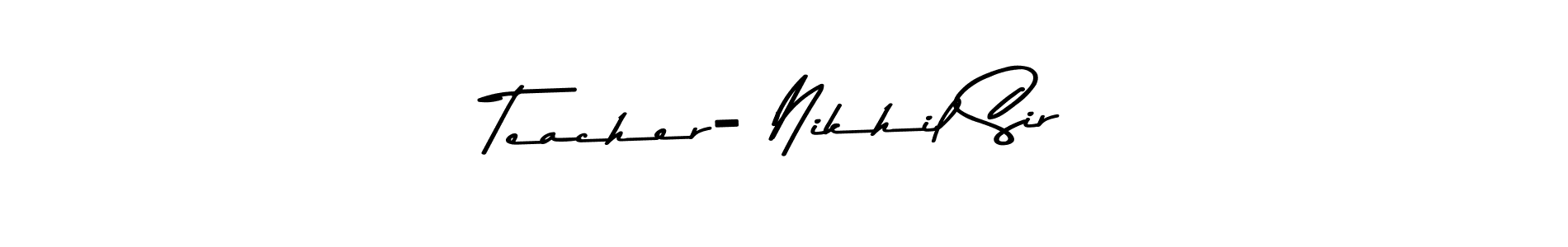 How to Draw Teacher- Nikhil Sir signature style? Asem Kandis PERSONAL USE is a latest design signature styles for name Teacher- Nikhil Sir. Teacher- Nikhil Sir signature style 9 images and pictures png