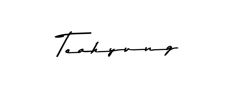 Similarly Asem Kandis PERSONAL USE is the best handwritten signature design. Signature creator online .You can use it as an online autograph creator for name Teahyung. Teahyung signature style 9 images and pictures png