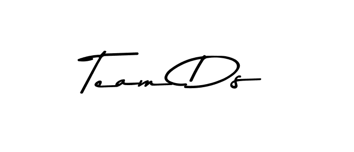 Create a beautiful signature design for name Team Ds. With this signature (Asem Kandis PERSONAL USE) fonts, you can make a handwritten signature for free. Team Ds signature style 9 images and pictures png