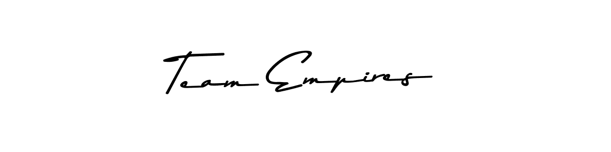 Team Empires stylish signature style. Best Handwritten Sign (Asem Kandis PERSONAL USE) for my name. Handwritten Signature Collection Ideas for my name Team Empires. Team Empires signature style 9 images and pictures png