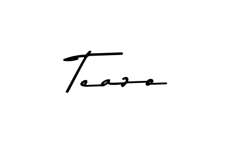 Also we have Teazo name is the best signature style. Create professional handwritten signature collection using Asem Kandis PERSONAL USE autograph style. Teazo signature style 9 images and pictures png