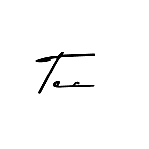 Similarly Asem Kandis PERSONAL USE is the best handwritten signature design. Signature creator online .You can use it as an online autograph creator for name Tec. Tec signature style 9 images and pictures png