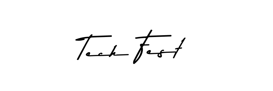 Make a beautiful signature design for name Tech Fest. With this signature (Asem Kandis PERSONAL USE) style, you can create a handwritten signature for free. Tech Fest signature style 9 images and pictures png