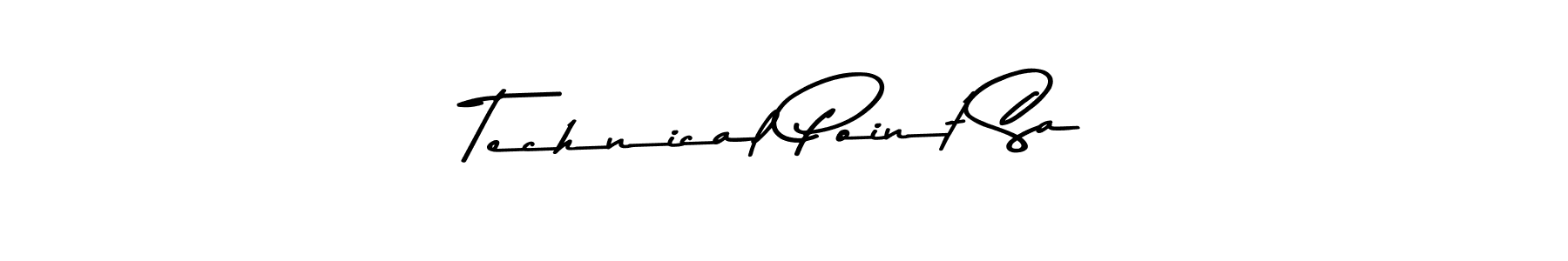 Create a beautiful signature design for name Technical Point Sa. With this signature (Asem Kandis PERSONAL USE) fonts, you can make a handwritten signature for free. Technical Point Sa signature style 9 images and pictures png