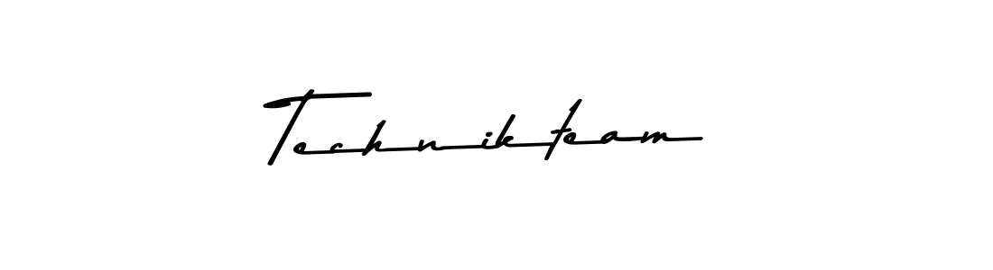 Make a beautiful signature design for name Technikteam. With this signature (Asem Kandis PERSONAL USE) style, you can create a handwritten signature for free. Technikteam signature style 9 images and pictures png