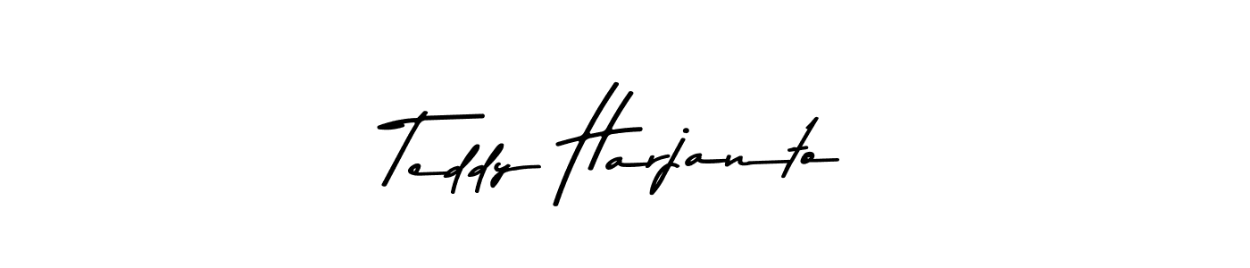 The best way (Asem Kandis PERSONAL USE) to make a short signature is to pick only two or three words in your name. The name Teddy Harjanto include a total of six letters. For converting this name. Teddy Harjanto signature style 9 images and pictures png
