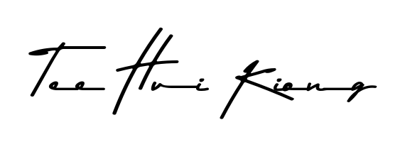 A classic penmanship look for Tee Hui Kiong. The Asem Kandis PERSONAL USE font brings timeless elegance and confidence to every signed document. Tee Hui Kiong signature style 9 images and pictures png