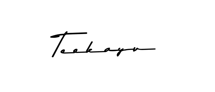 Also we have Teekayu name is the best signature style. Create professional handwritten signature collection using Asem Kandis PERSONAL USE autograph style. Teekayu signature style 9 images and pictures png