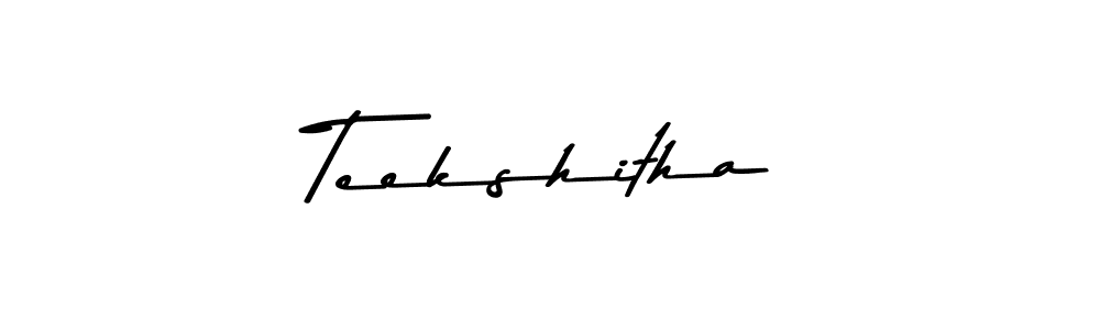 Make a short Teekshitha signature style. Manage your documents anywhere anytime using Asem Kandis PERSONAL USE. Create and add eSignatures, submit forms, share and send files easily. Teekshitha signature style 9 images and pictures png