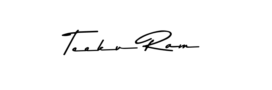 You should practise on your own different ways (Asem Kandis PERSONAL USE) to write your name (Teeku Ram) in signature. don't let someone else do it for you. Teeku Ram signature style 9 images and pictures png