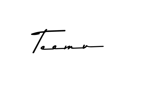It looks lik you need a new signature style for name Teemu. Design unique handwritten (Asem Kandis PERSONAL USE) signature with our free signature maker in just a few clicks. Teemu signature style 9 images and pictures png