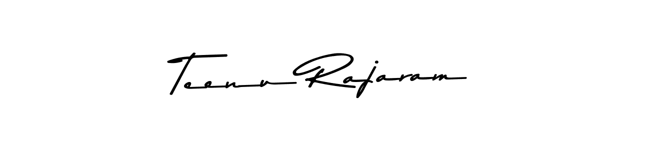 Teenu Rajaram stylish signature style. Best Handwritten Sign (Asem Kandis PERSONAL USE) for my name. Handwritten Signature Collection Ideas for my name Teenu Rajaram. Teenu Rajaram signature style 9 images and pictures png