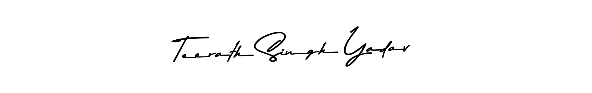 Make a beautiful signature design for name Teerath Singh Yadav. Use this online signature maker to create a handwritten signature for free. Teerath Singh Yadav signature style 9 images and pictures png