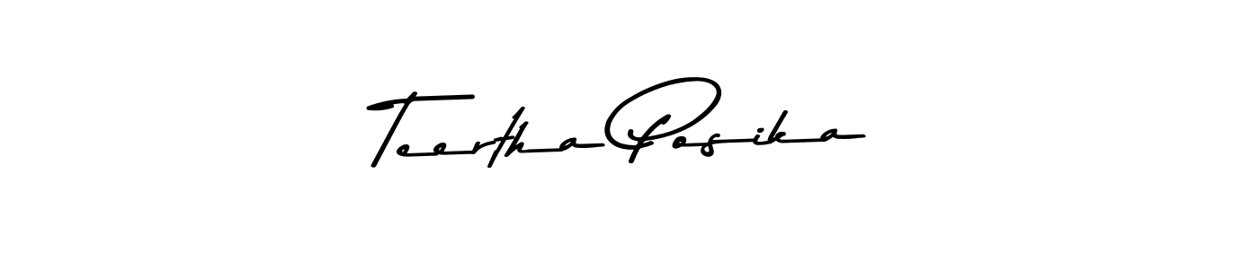 Once you've used our free online signature maker to create your best signature Asem Kandis PERSONAL USE style, it's time to enjoy all of the benefits that Teertha Posika name signing documents. Teertha Posika signature style 9 images and pictures png