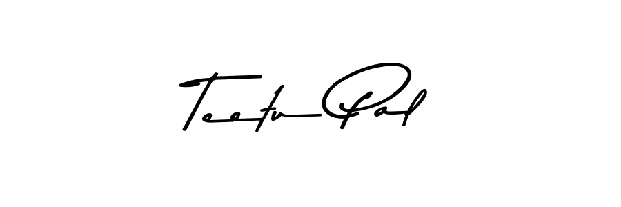 Design your own signature with our free online signature maker. With this signature software, you can create a handwritten (Asem Kandis PERSONAL USE) signature for name Teetu Pal. Teetu Pal signature style 9 images and pictures png
