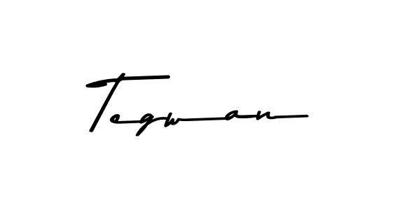 How to make Tegwan name signature. Use Asem Kandis PERSONAL USE style for creating short signs online. This is the latest handwritten sign. Tegwan signature style 9 images and pictures png