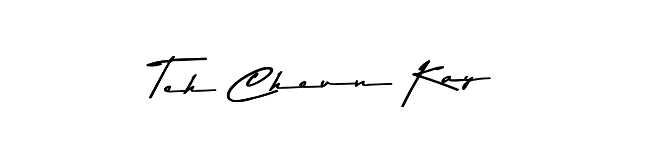 Make a beautiful signature design for name Teh Cheun Kay. With this signature (Asem Kandis PERSONAL USE) style, you can create a handwritten signature for free. Teh Cheun Kay signature style 9 images and pictures png