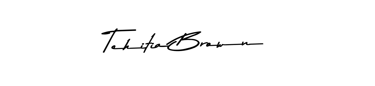 How to Draw Tehitia Brown signature style? Asem Kandis PERSONAL USE is a latest design signature styles for name Tehitia Brown. Tehitia Brown signature style 9 images and pictures png