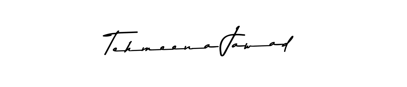 Create a beautiful signature design for name Tehmeena Jawad. With this signature (Asem Kandis PERSONAL USE) fonts, you can make a handwritten signature for free. Tehmeena Jawad signature style 9 images and pictures png