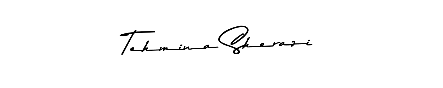 Asem Kandis PERSONAL USE is a professional signature style that is perfect for those who want to add a touch of class to their signature. It is also a great choice for those who want to make their signature more unique. Get Tehmina Sherazi name to fancy signature for free. Tehmina Sherazi signature style 9 images and pictures png