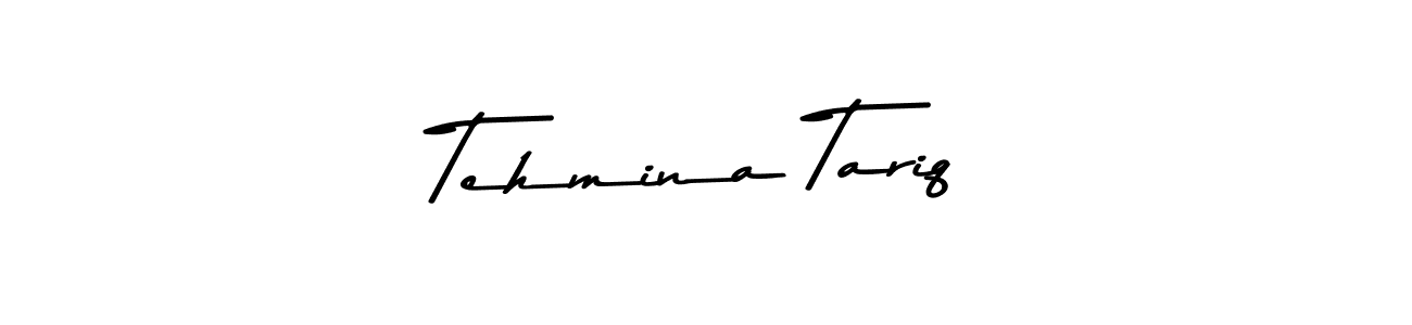 Use a signature maker to create a handwritten signature online. With this signature software, you can design (Asem Kandis PERSONAL USE) your own signature for name Tehmina Tariq. Tehmina Tariq signature style 9 images and pictures png