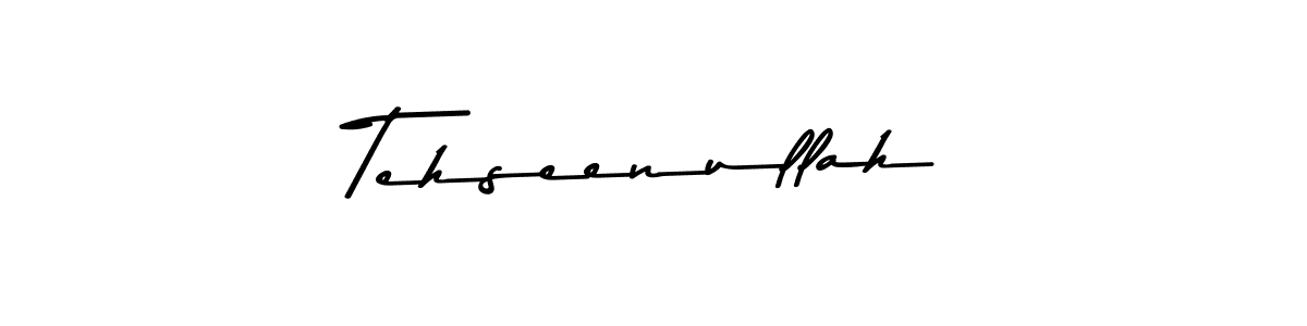 Tehseenullah stylish signature style. Best Handwritten Sign (Asem Kandis PERSONAL USE) for my name. Handwritten Signature Collection Ideas for my name Tehseenullah. Tehseenullah signature style 9 images and pictures png