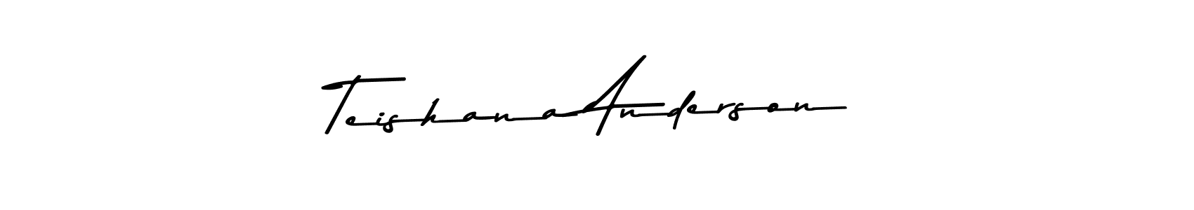 Make a short Teishana Anderson signature style. Manage your documents anywhere anytime using Asem Kandis PERSONAL USE. Create and add eSignatures, submit forms, share and send files easily. Teishana Anderson signature style 9 images and pictures png