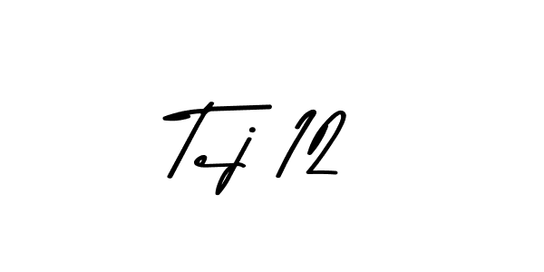 Create a beautiful signature design for name Tej 12. With this signature (Asem Kandis PERSONAL USE) fonts, you can make a handwritten signature for free. Tej 12 signature style 9 images and pictures png