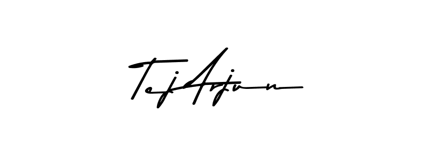 Tej Arjun stylish signature style. Best Handwritten Sign (Asem Kandis PERSONAL USE) for my name. Handwritten Signature Collection Ideas for my name Tej Arjun. Tej Arjun signature style 9 images and pictures png