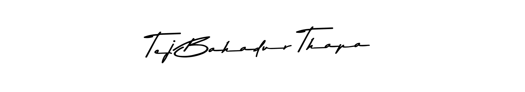 Use a signature maker to create a handwritten signature online. With this signature software, you can design (Asem Kandis PERSONAL USE) your own signature for name Tej Bahadur Thapa. Tej Bahadur Thapa signature style 9 images and pictures png