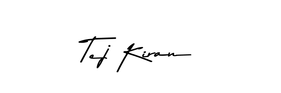 Asem Kandis PERSONAL USE is a professional signature style that is perfect for those who want to add a touch of class to their signature. It is also a great choice for those who want to make their signature more unique. Get Tej Kiran name to fancy signature for free. Tej Kiran signature style 9 images and pictures png