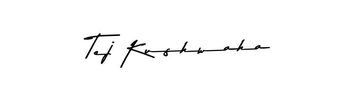 You can use this online signature creator to create a handwritten signature for the name Tej Kushwaha. This is the best online autograph maker. Tej Kushwaha signature style 9 images and pictures png