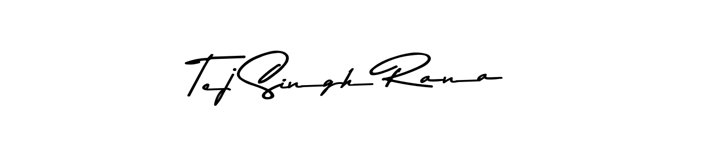 Make a beautiful signature design for name Tej Singh Rana. With this signature (Asem Kandis PERSONAL USE) style, you can create a handwritten signature for free. Tej Singh Rana signature style 9 images and pictures png