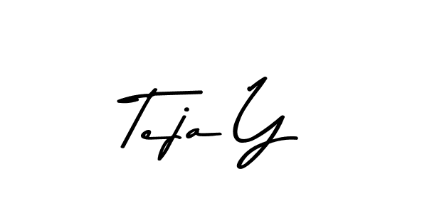 Also we have Teja Y name is the best signature style. Create professional handwritten signature collection using Asem Kandis PERSONAL USE autograph style. Teja Y signature style 9 images and pictures png