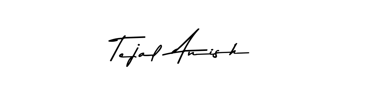 Tejal  Anish stylish signature style. Best Handwritten Sign (Asem Kandis PERSONAL USE) for my name. Handwritten Signature Collection Ideas for my name Tejal  Anish. Tejal  Anish signature style 9 images and pictures png