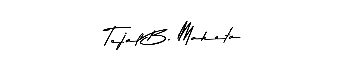 It looks lik you need a new signature style for name Tejal B. Maheta. Design unique handwritten (Asem Kandis PERSONAL USE) signature with our free signature maker in just a few clicks. Tejal B. Maheta signature style 9 images and pictures png