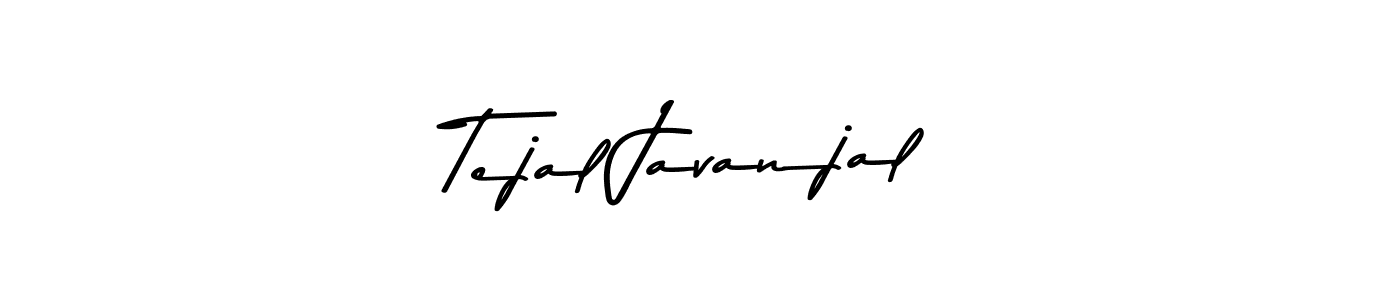 The best way (Asem Kandis PERSONAL USE) to make a short signature is to pick only two or three words in your name. The name Tejal Javanjal include a total of six letters. For converting this name. Tejal Javanjal signature style 9 images and pictures png