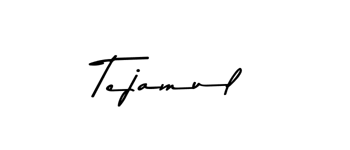 Make a beautiful signature design for name Tejamul. Use this online signature maker to create a handwritten signature for free. Tejamul signature style 9 images and pictures png