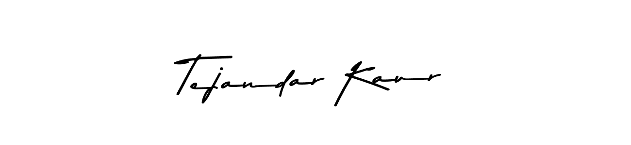 The best way (Asem Kandis PERSONAL USE) to make a short signature is to pick only two or three words in your name. The name Tejandar Kaur include a total of six letters. For converting this name. Tejandar Kaur signature style 9 images and pictures png