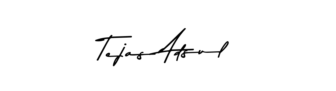 Tejas Adsul stylish signature style. Best Handwritten Sign (Asem Kandis PERSONAL USE) for my name. Handwritten Signature Collection Ideas for my name Tejas Adsul. Tejas Adsul signature style 9 images and pictures png